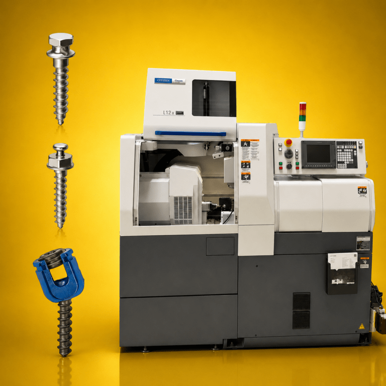 Read more about the article Swiss-Type Machines for Medical and Dental Implants