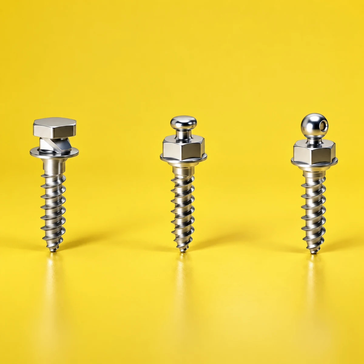 Bone screw designs