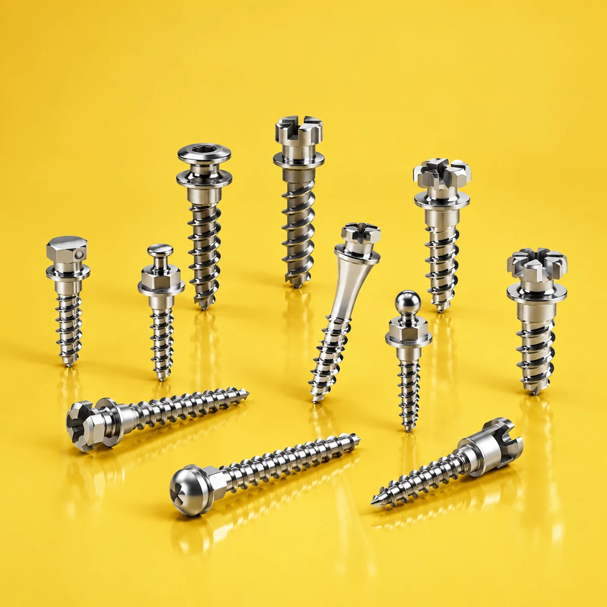 Orthopaedic screw range