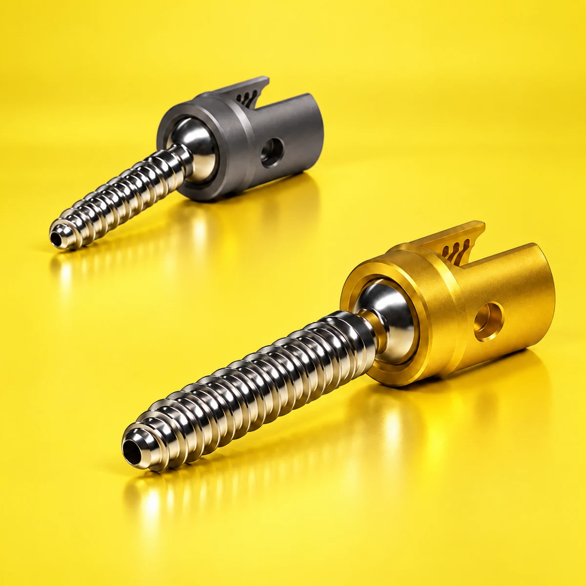 Spinal screw components