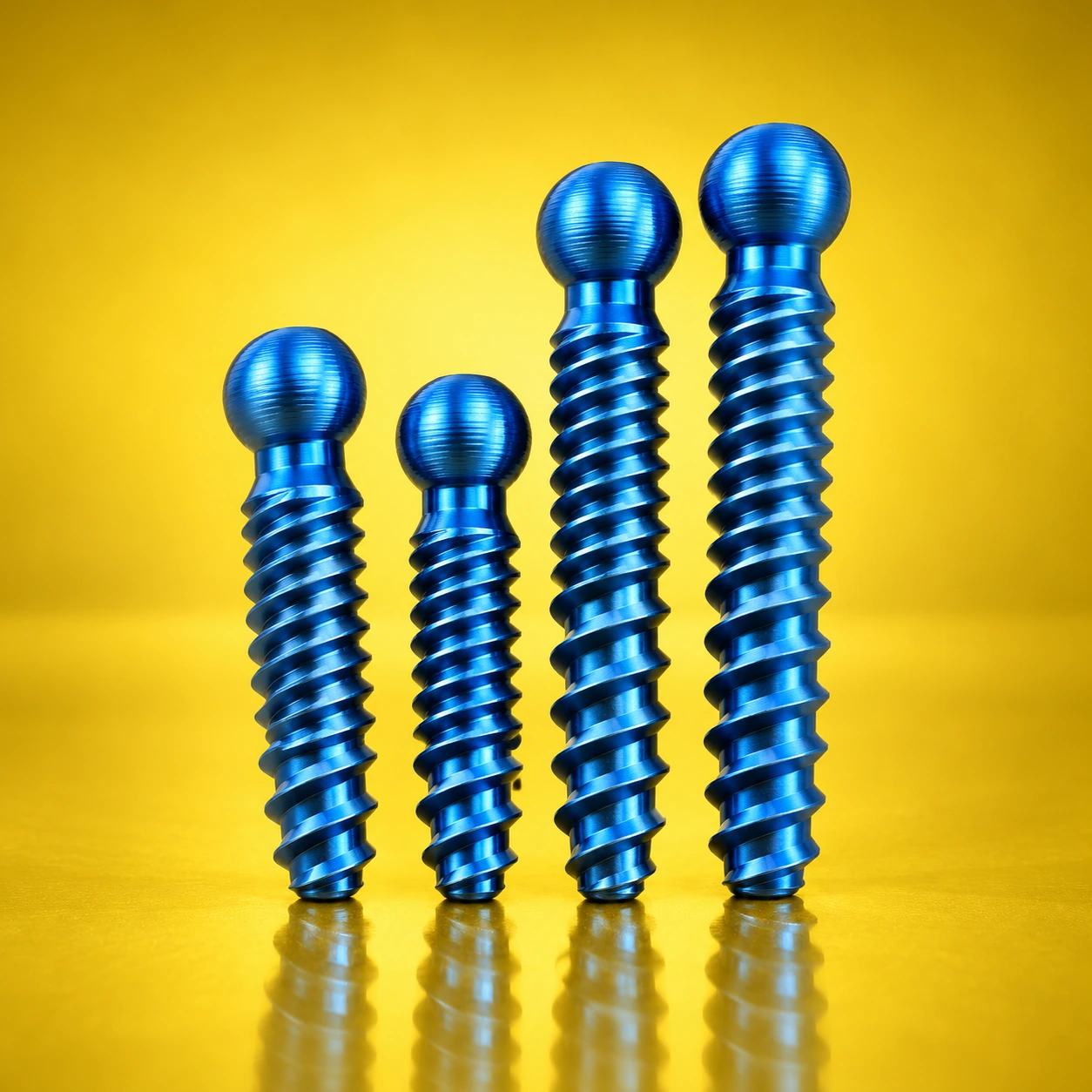 Threaded implant components
